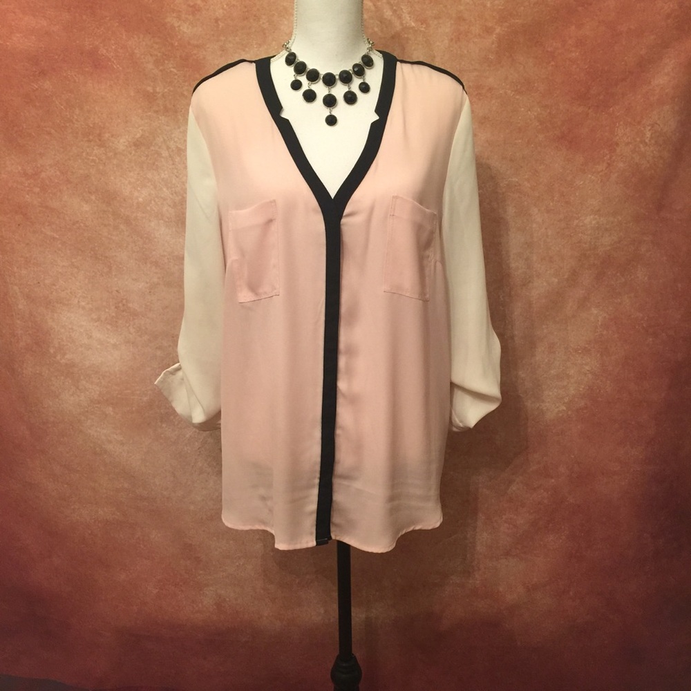 Metaphor Colorblock Blouse